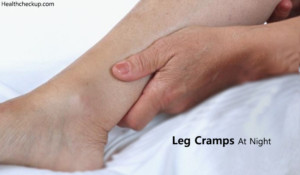 foot arch cramps at night